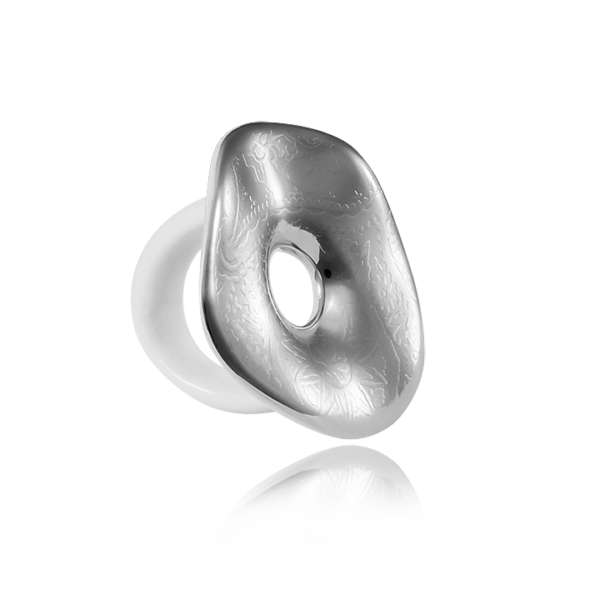 Platinázott Finomporcelán Gyűrű