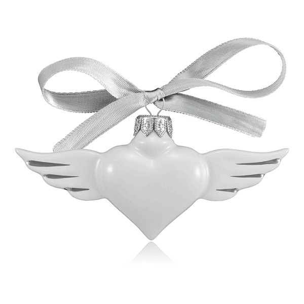 PTP_0784E_720 Porcelánové platinované srdce na vianočný stromček