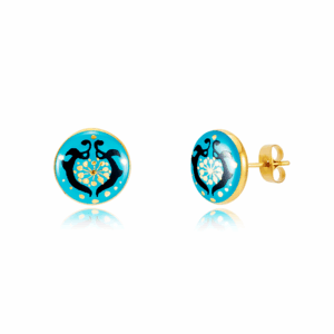 Infinity Zöld Finomporcelán Fülbevaló Infinity Zöld Finomporcelán Fülbevaló