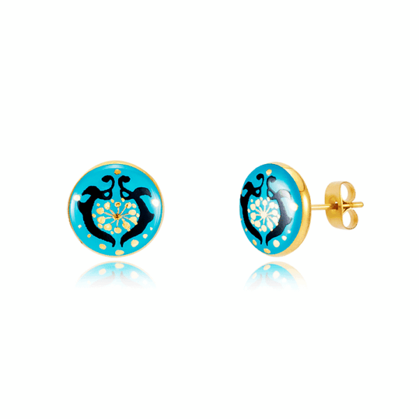 Infinity Zöld Finomporcelán Fülbevaló Infinity Zöld Finomporcelán Fülbevaló